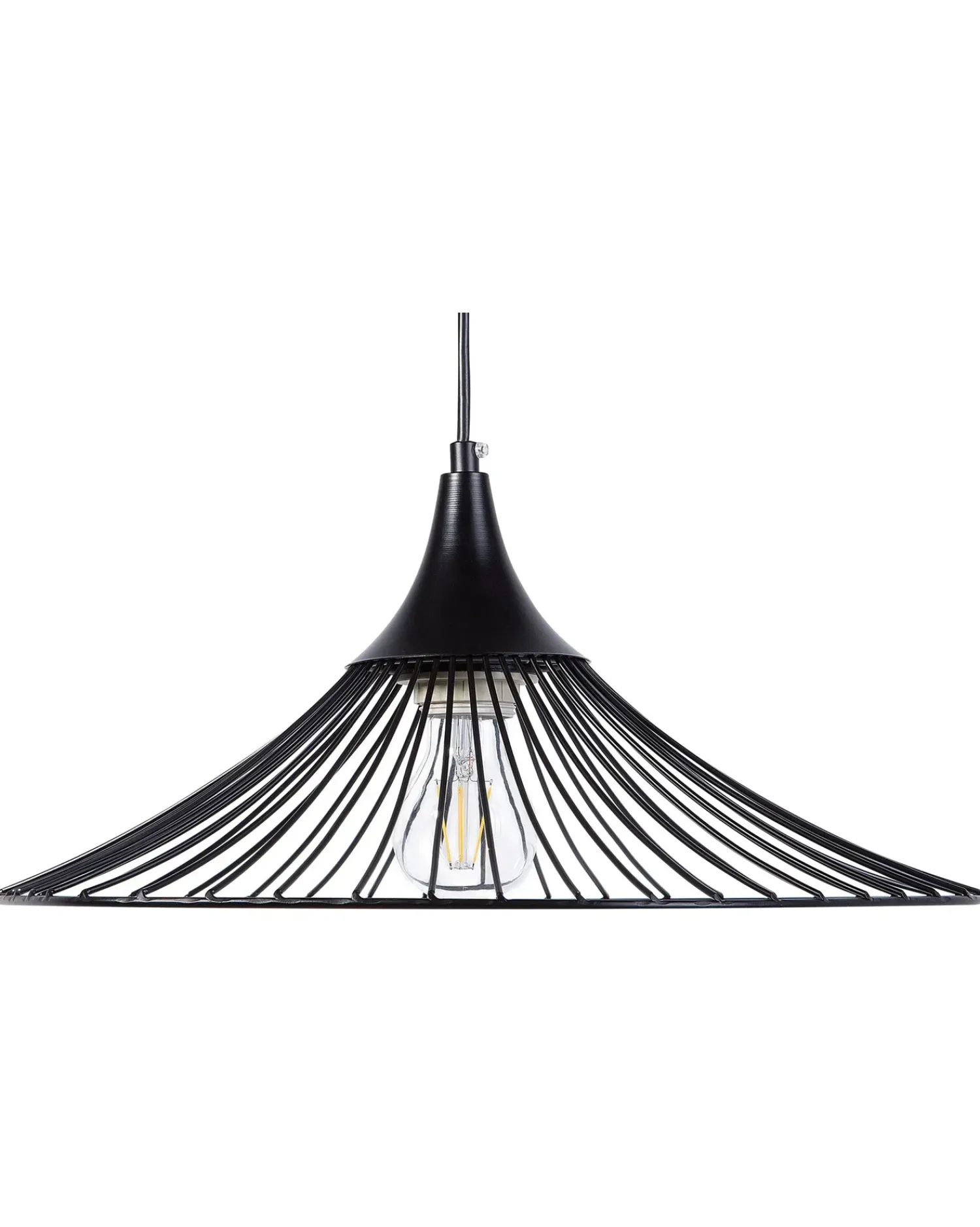 Online Beliani Lampadario GIONA Metallo Nero