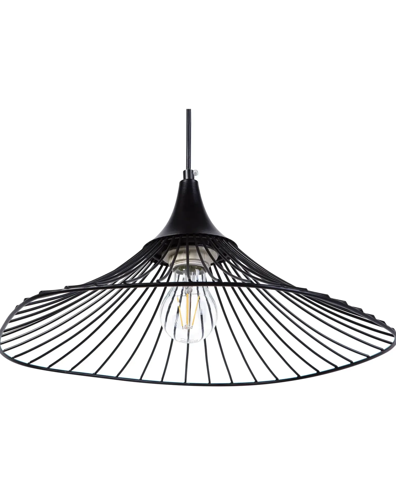 Online Beliani Lampadario GIONA Metallo Nero