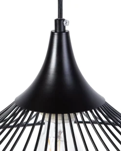 Online Beliani Lampadario GIONA Metallo Nero