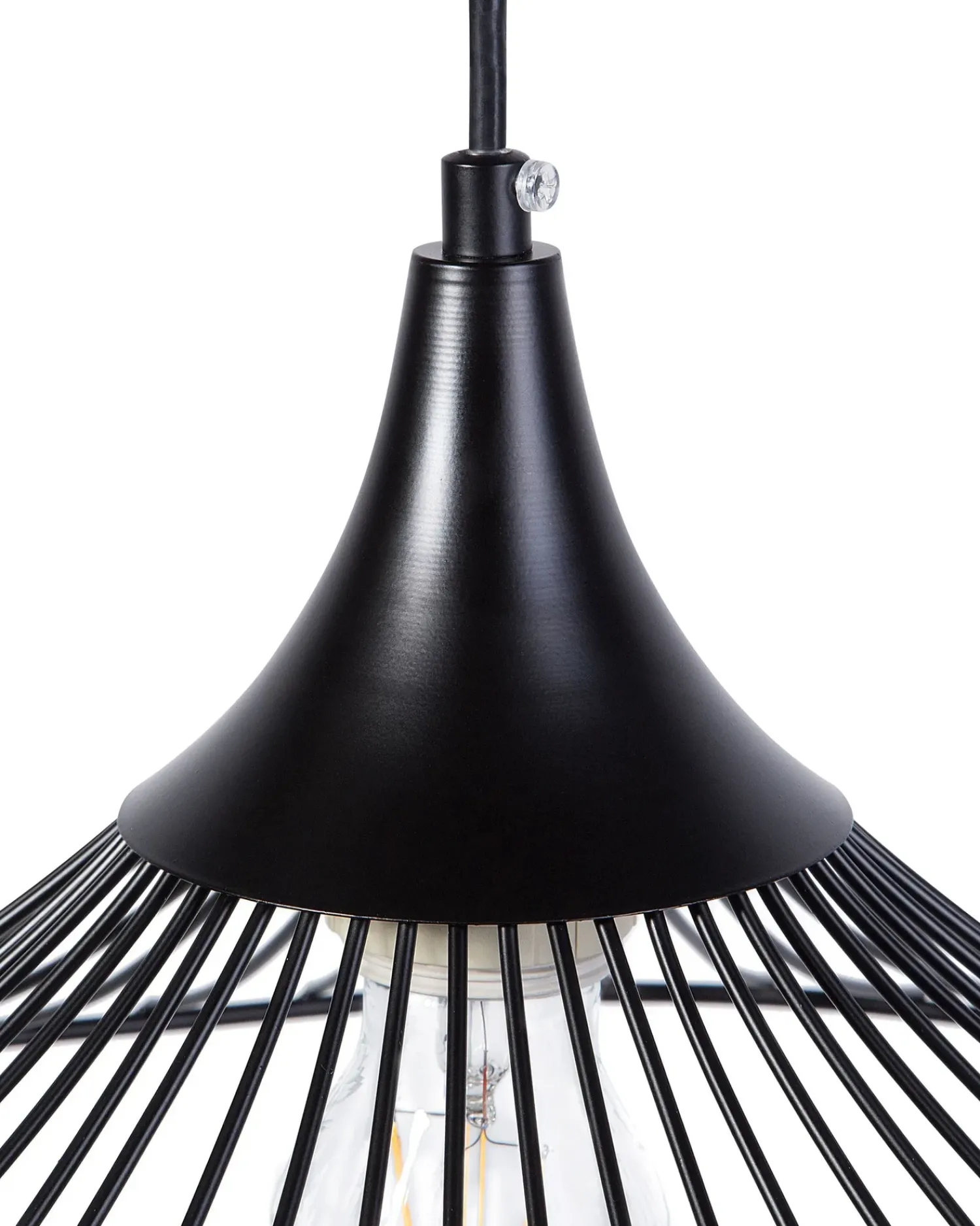 Online Beliani Lampadario GIONA Metallo Nero