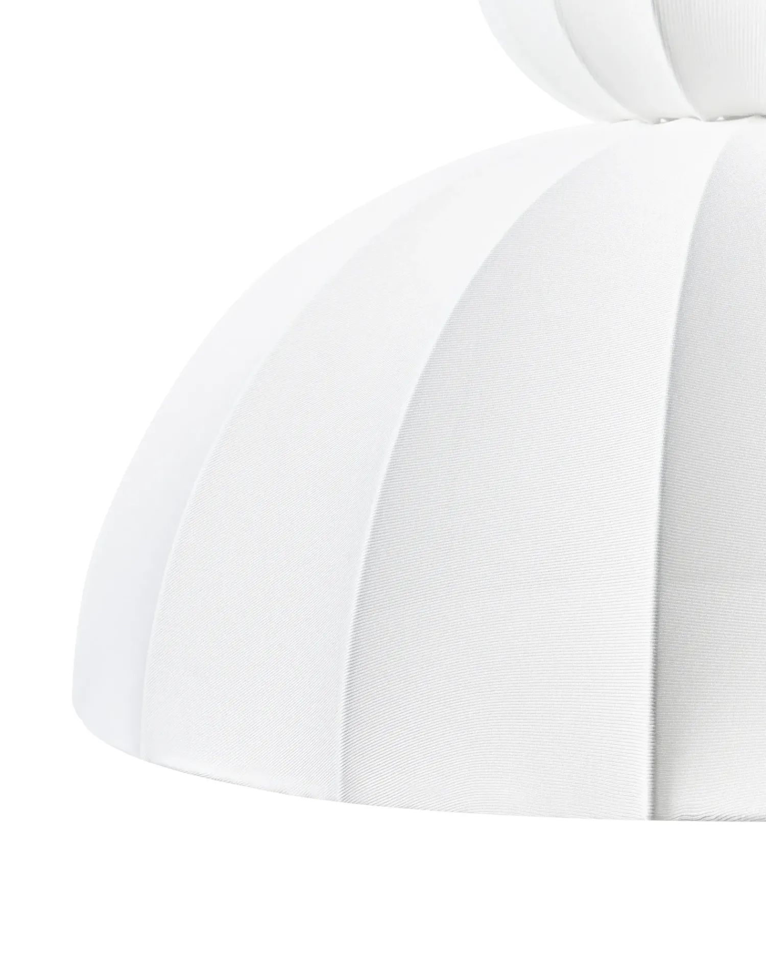 Best Beliani Lampadario GOELETTE Finta seta Bianco