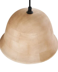 Online Beliani Lampadario GOIKA Legno di mango chiaro Marrone