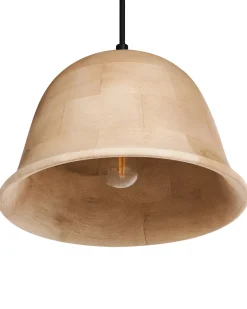 Online Beliani Lampadario GOIKA Legno di mango chiaro Marrone