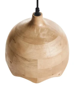 Best Beliani Lampadario GOMATI Legno di mango chiaro Marrone