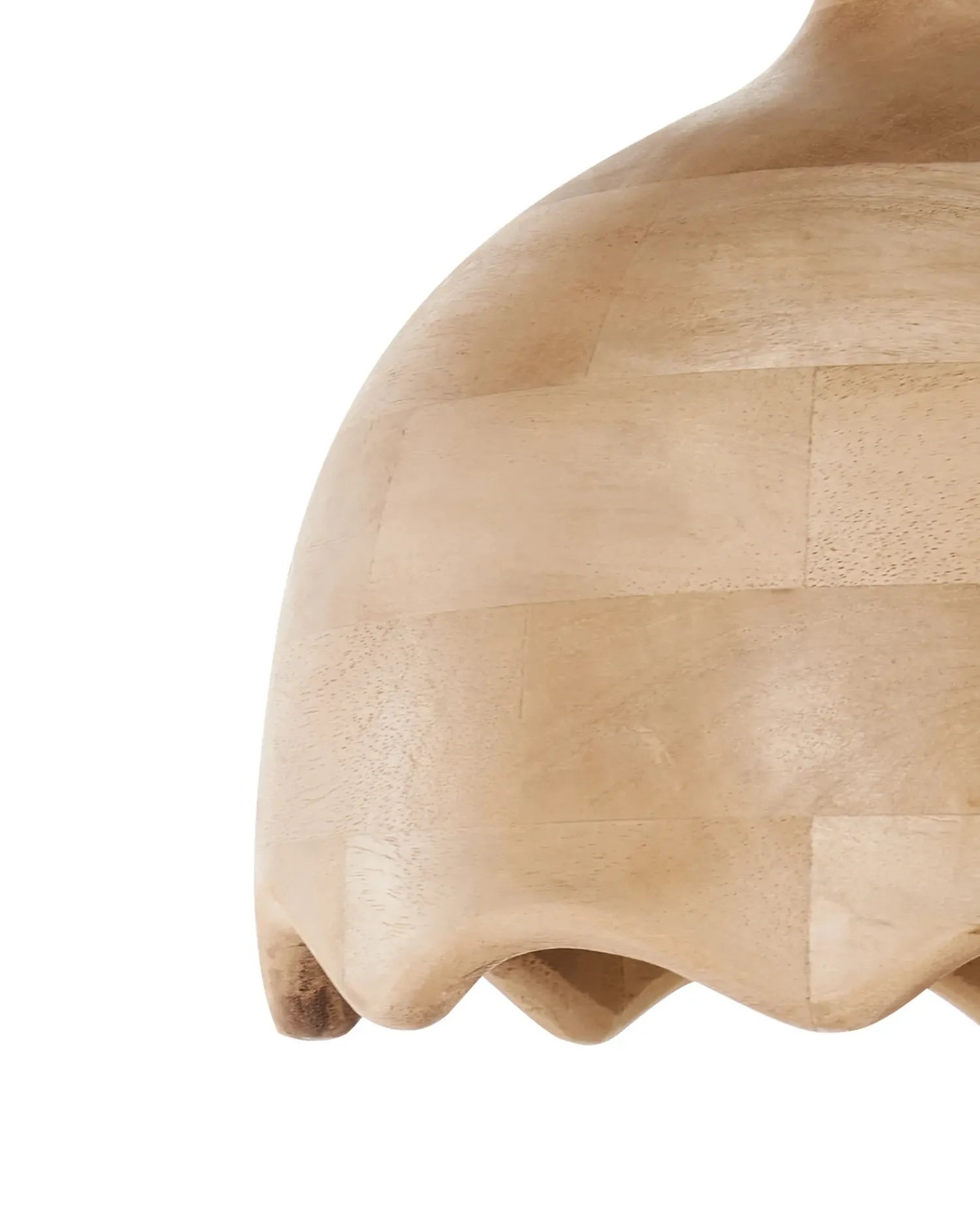 Best Beliani Lampadario GOMATI Legno di mango chiaro Marrone