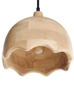 Best Beliani Lampadario GOMATI Legno di mango chiaro Marrone