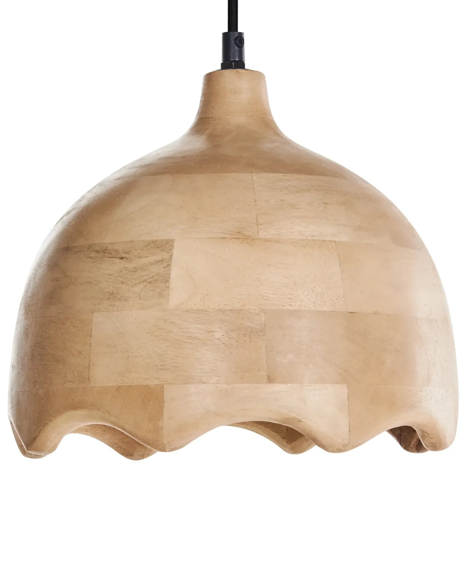 Best Beliani Lampadario GOMATI Legno di mango chiaro Marrone