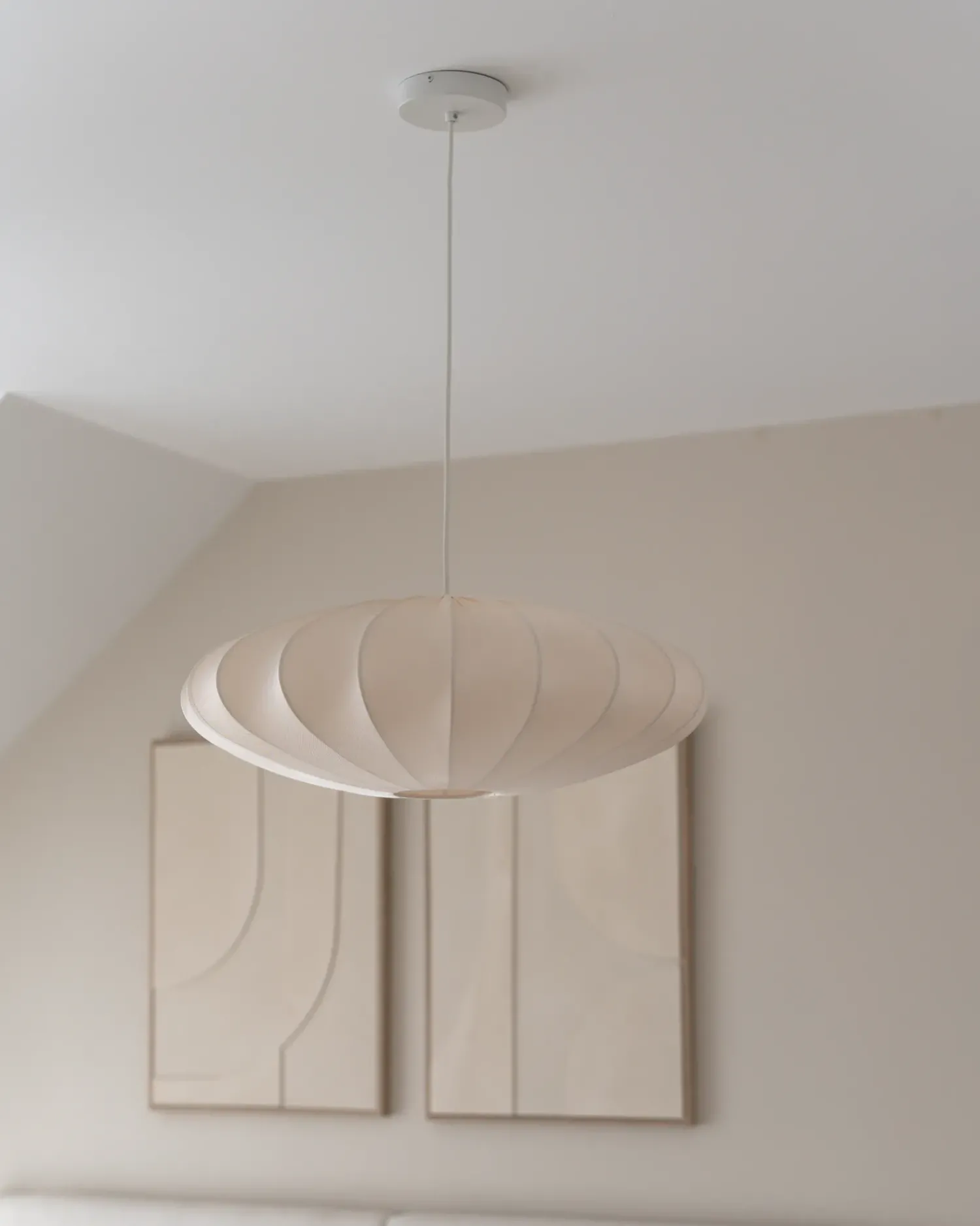 Clearance Beliani Lampadario GUACARA sporco Bianco