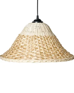 Discount Beliani Lampadario GUAMANI Bambù Naturale Beige Naturale