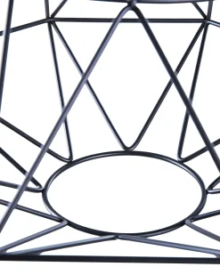 Beliani Lampadario GUAM Metallo Nero