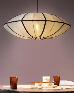 Hot Beliani Lampadario GUASARE Bianco Bianco Nero