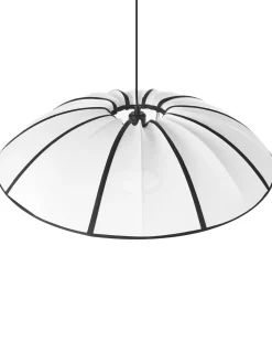 Hot Beliani Lampadario GUASARE Bianco Bianco Nero