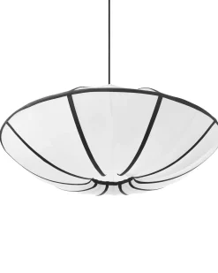 Hot Beliani Lampadario GUASARE Bianco Bianco Nero