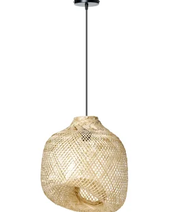 Sale Beliani Lampadario GURABO Bambù Naturale
