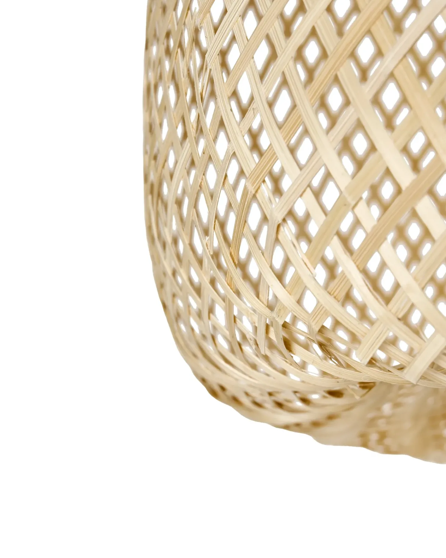 Sale Beliani Lampadario GURABO Bambù Naturale