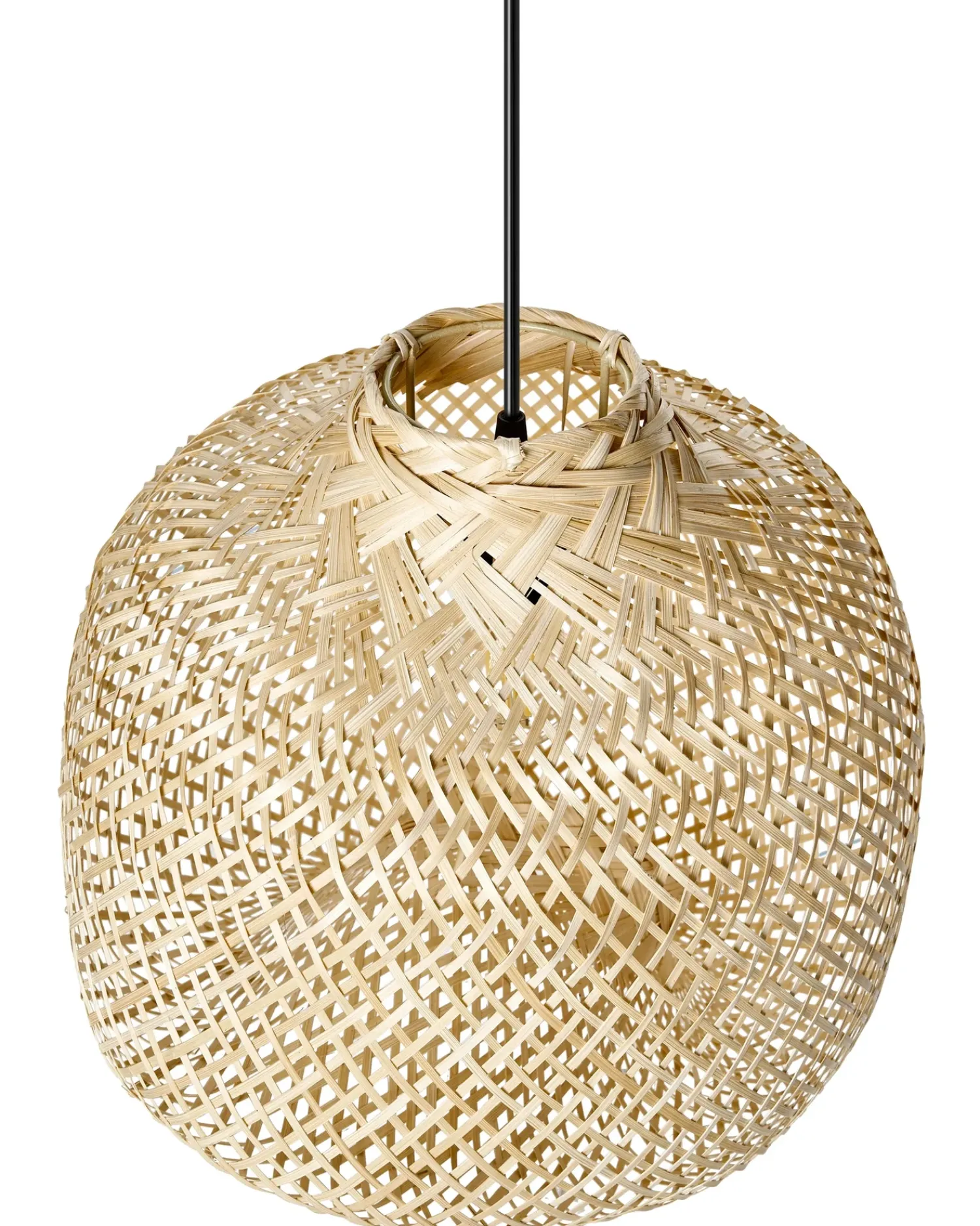 Sale Beliani Lampadario GURABO Bambù Naturale