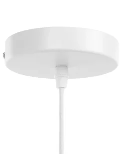 Outlet Beliani Lampadario HAVEL Bambù Marrone chiaro Bianco Marrone