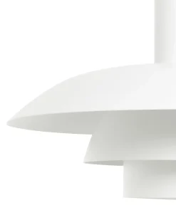 Outlet Beliani Lampadario HILBA Metallo Bianco