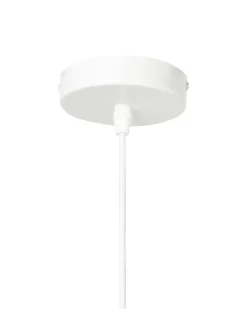 Outlet Beliani Lampadario HILBA Metallo Bianco