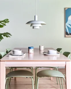Outlet Beliani Lampadario HILBA Metallo Bianco