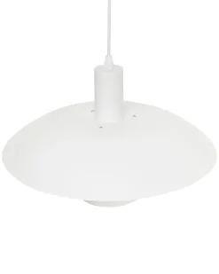 Outlet Beliani Lampadario HILBA Metallo Bianco