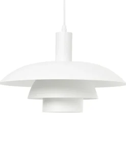 Outlet Beliani Lampadario HILBA Metallo Bianco