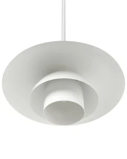 Outlet Beliani Lampadario HILBA Metallo Bianco
