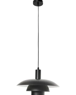 Sale Beliani Lampadario HILBA Metallo Nero