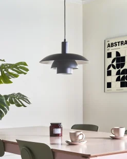Sale Beliani Lampadario HILBA Metallo Nero