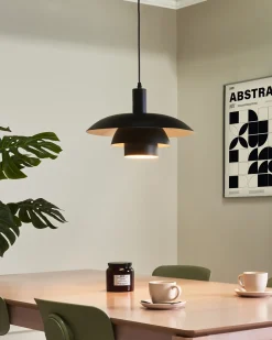 Sale Beliani Lampadario HILBA Metallo Nero