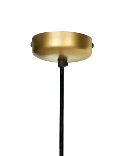 Clearance Beliani Lampadario HUGLI Metallo Ottone
