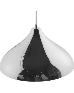 Discount Beliani Lampadario ISKAR Metallo Argento