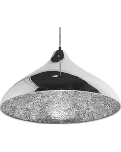 Discount Beliani Lampadario ISKAR Metallo Argento