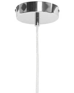 Discount Beliani Lampadario ISKAR Metallo Argento