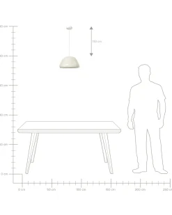 Sale Beliani Lampadario JOKU Metallo chiaro Beige