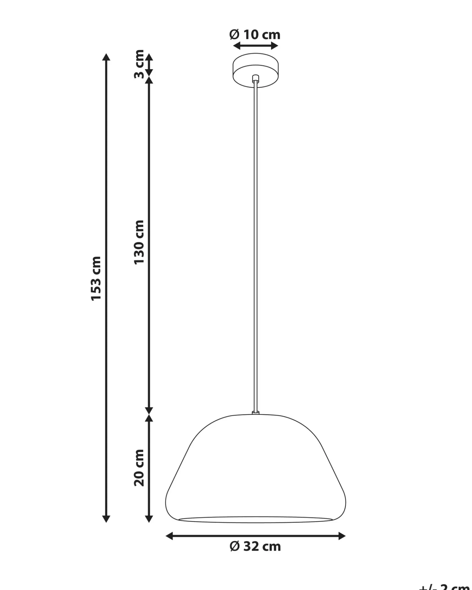 Sale Beliani Lampadario JOKU Metallo Rosso