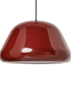 Sale Beliani Lampadario JOKU Metallo Rosso