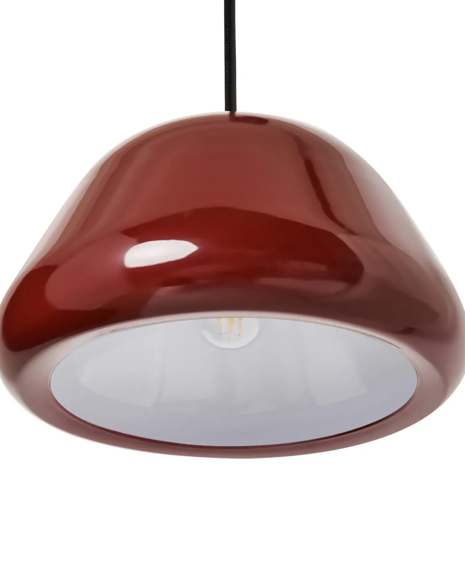 Sale Beliani Lampadario JOKU Metallo Rosso
