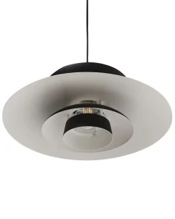 Outlet Beliani Lampadario JURGA Metallo Nero