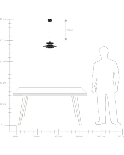 Outlet Beliani Lampadario JURGA Metallo Nero