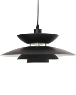 Outlet Beliani Lampadario JURGA Metallo Nero