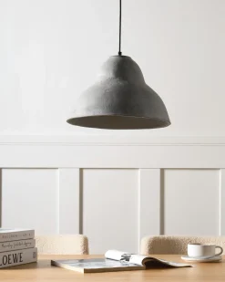 Discount Beliani Lampadario KABALEBO Cartapesta Grigio