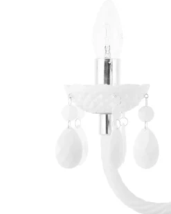 Clearance Beliani Lampadario KALANG Bianco