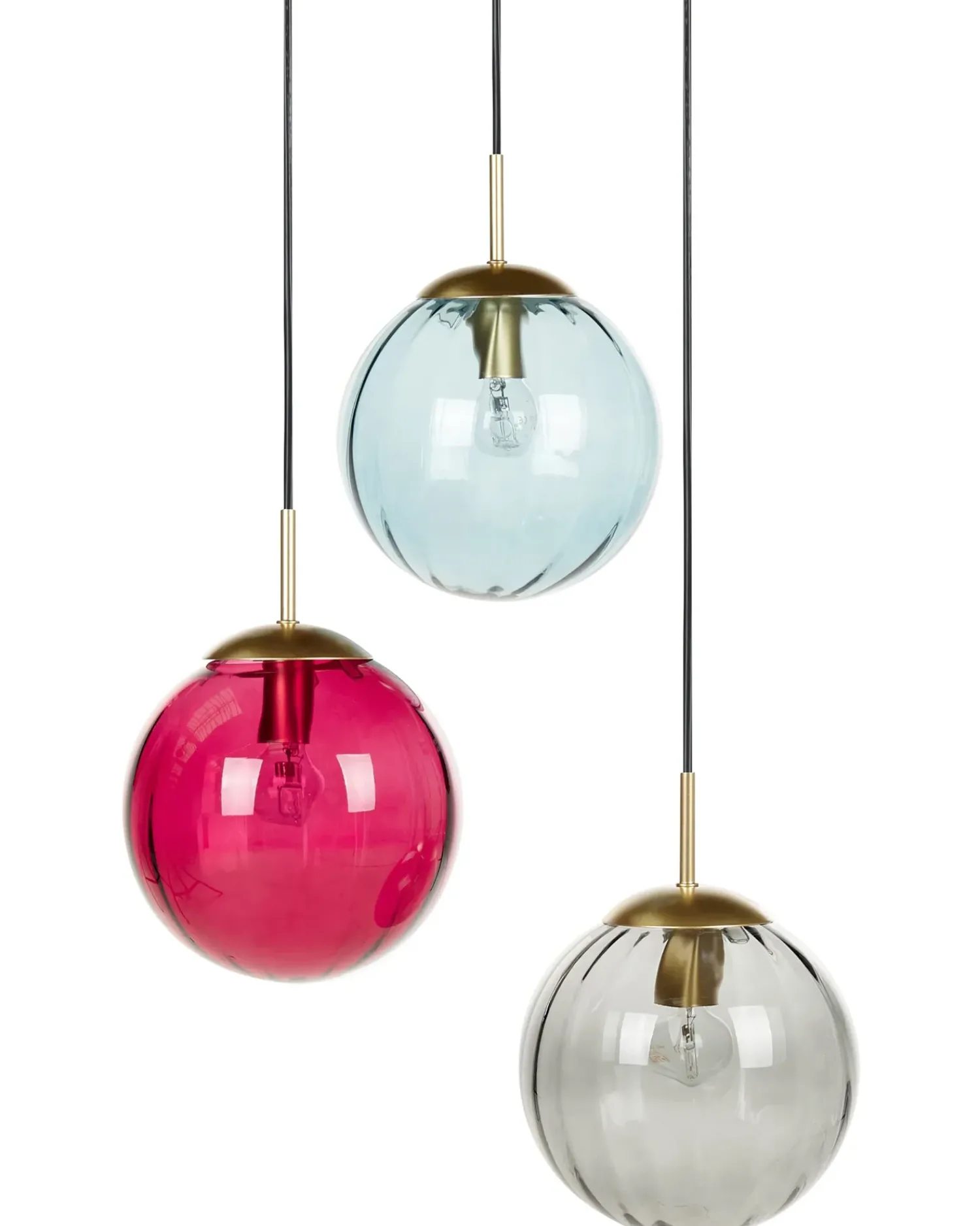 Beliani Lampadario KANGAROO Metallo Multicolore