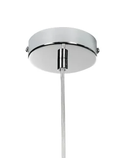 Clearance Beliani Lampadario KEILA Vetro Blu
