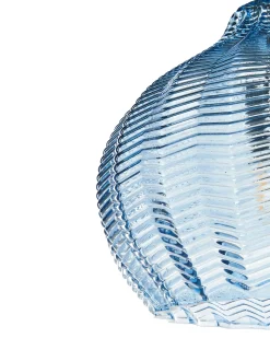 Clearance Beliani Lampadario KEILA Vetro Blu