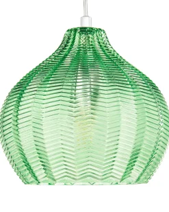 Sale Beliani Lampadario KEILA Vetro Verde