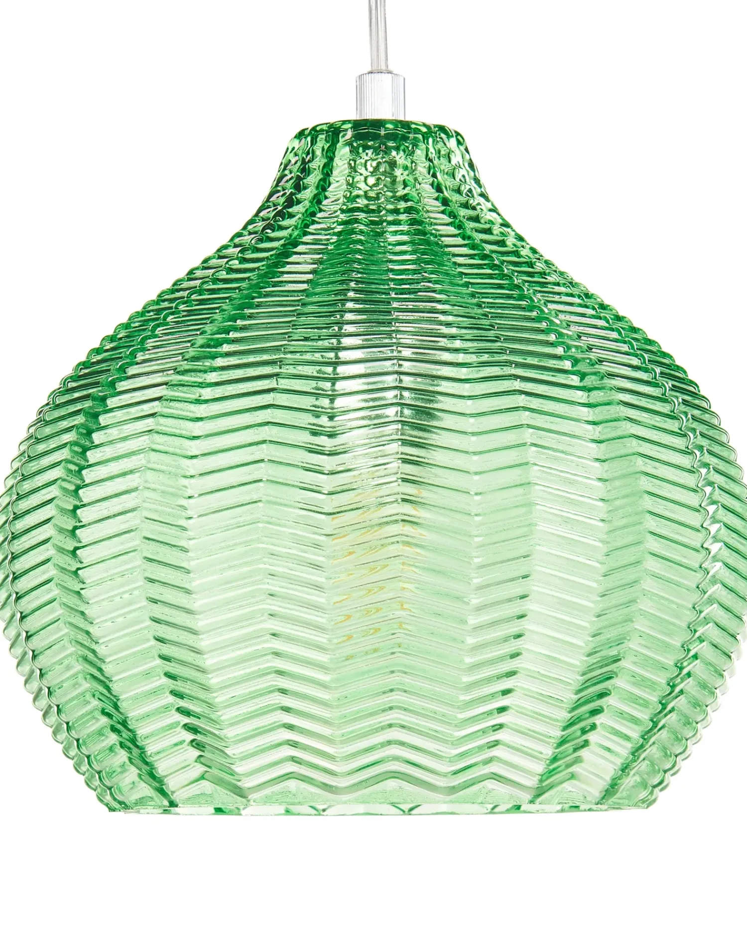 Sale Beliani Lampadario KEILA Vetro Verde