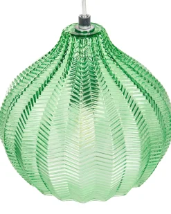 Sale Beliani Lampadario KEILA Vetro Verde