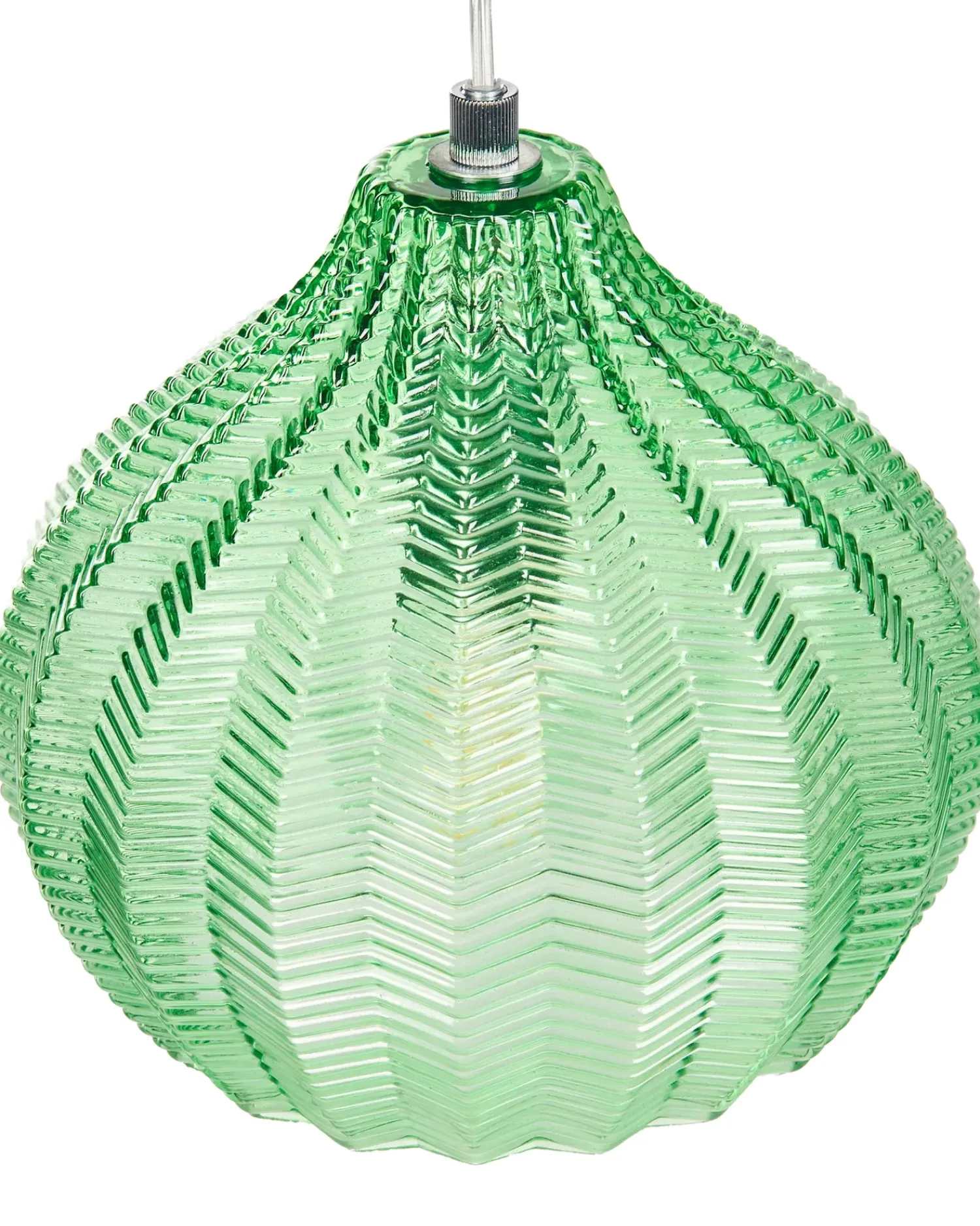 Sale Beliani Lampadario KEILA Vetro Verde